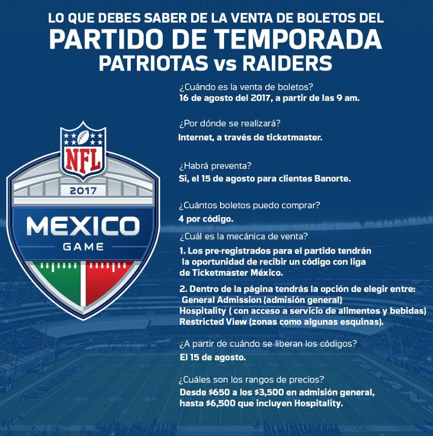 Nfl mexico codigo