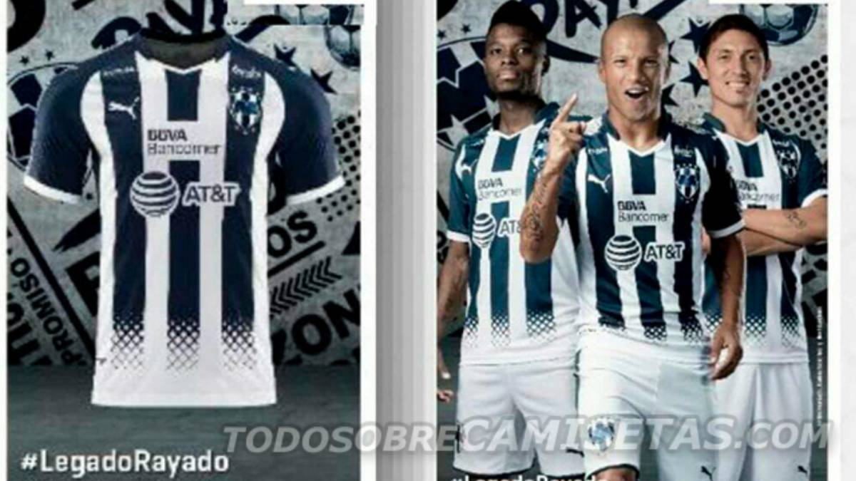 Playera rayados local 2019